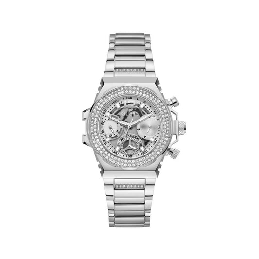Gray Stainless Steel Dress Watch