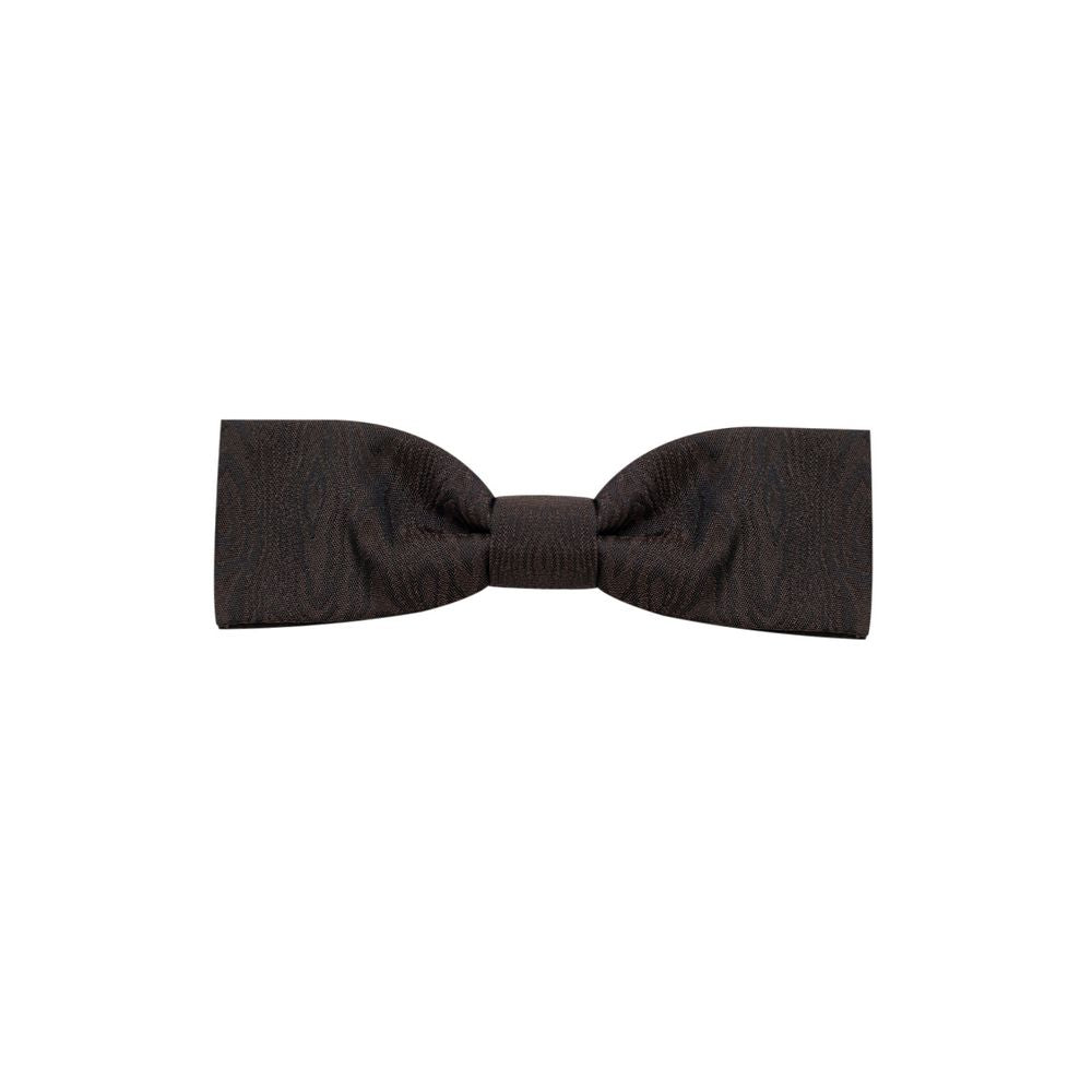 Brown Silk Bowtie