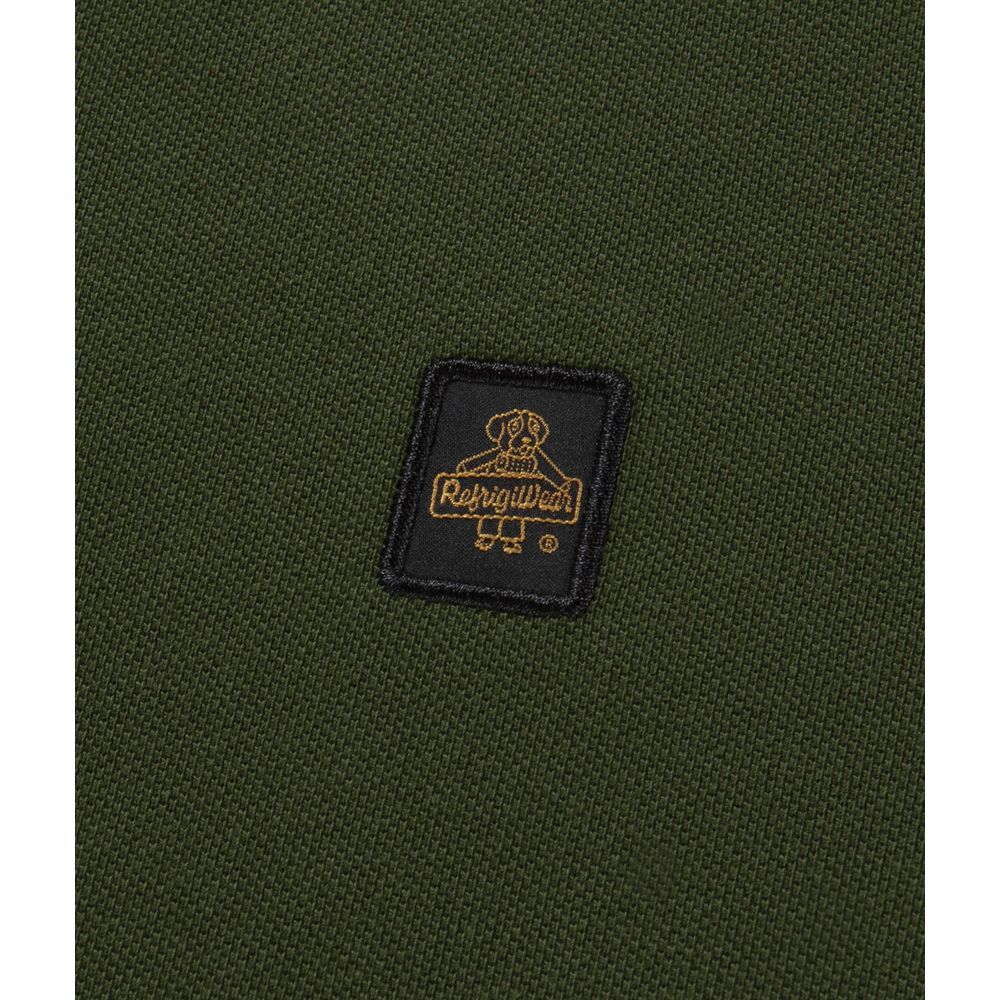 Green Cotton Polo Shirt