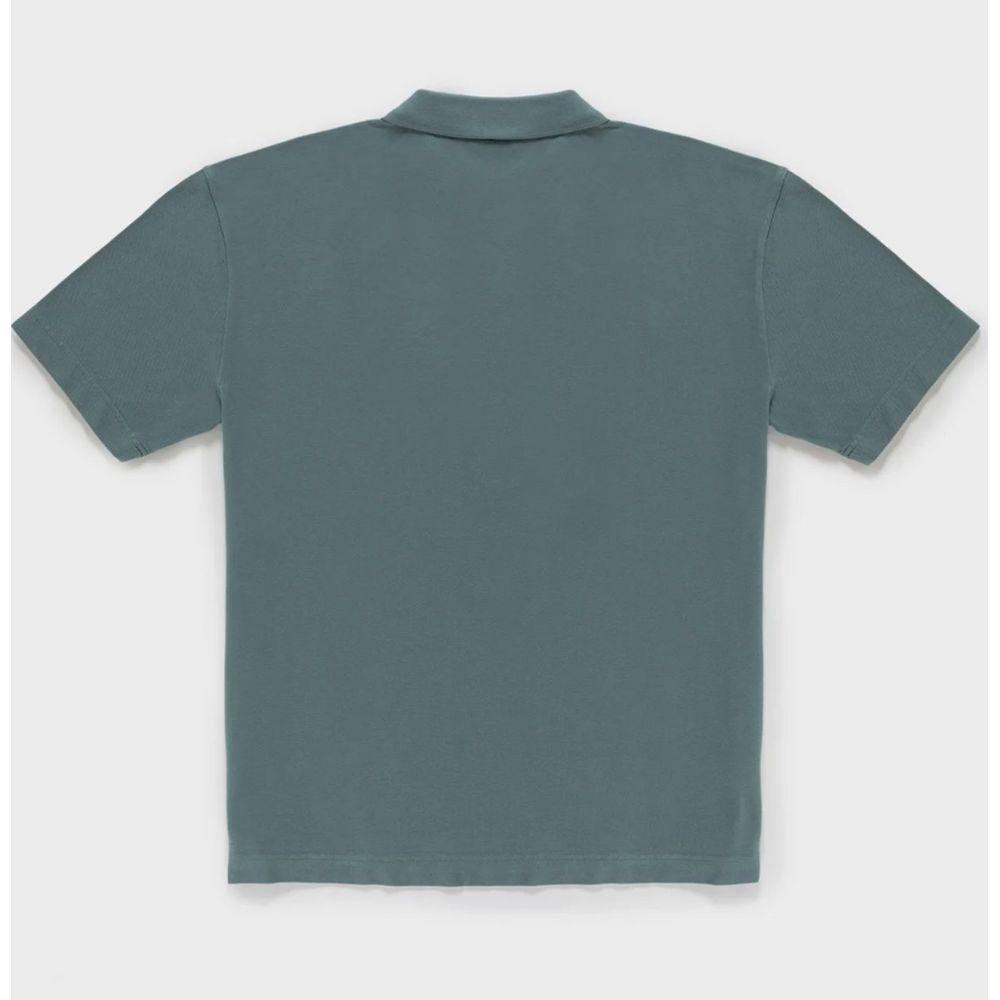 Green Cotton Polo Shirt