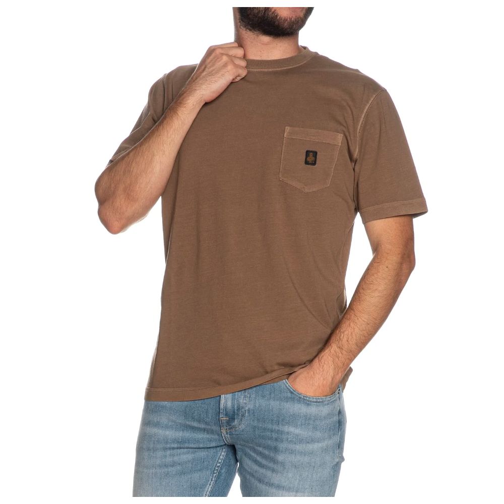 Brown Cotton T-Shirt