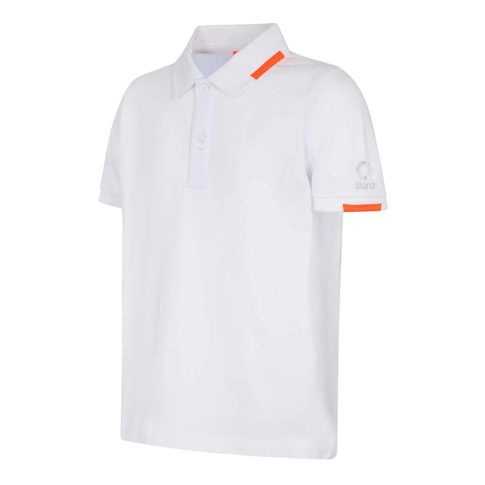 White Cotton Polo Shirt