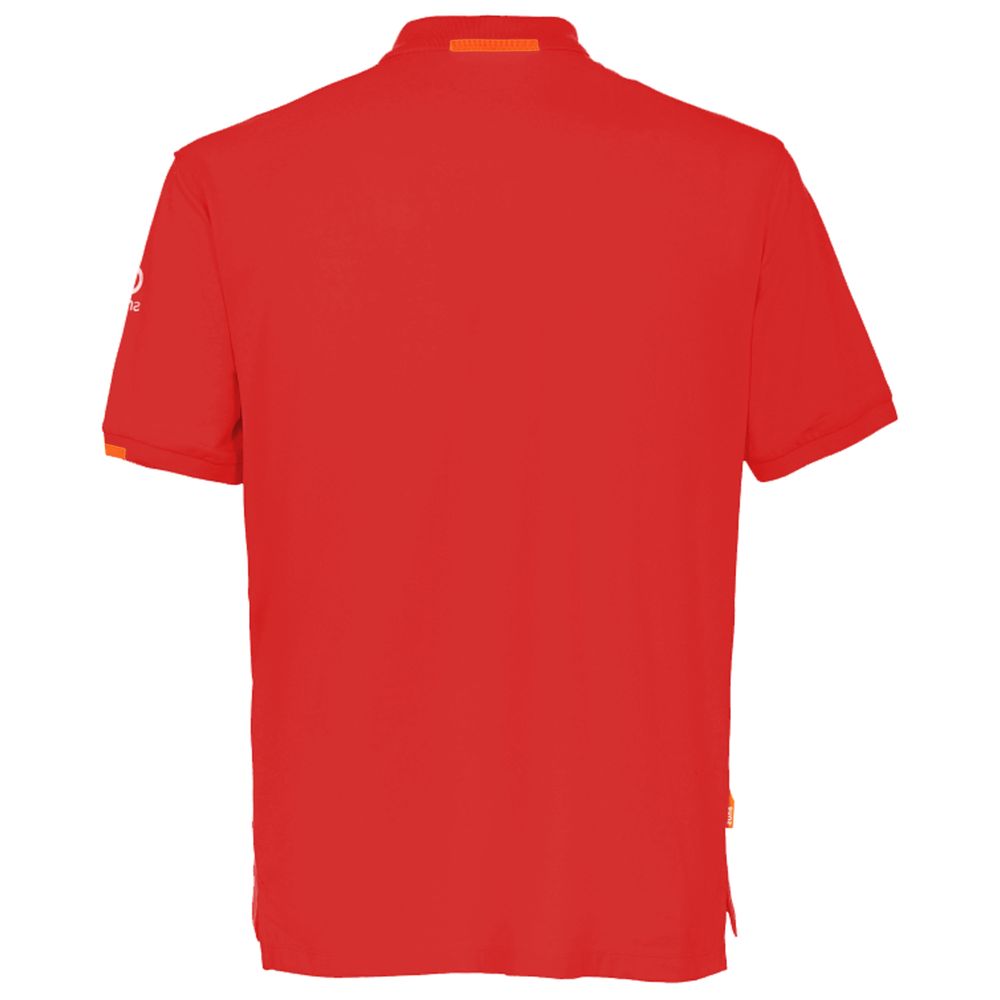 Red Cotton Polo Shirt