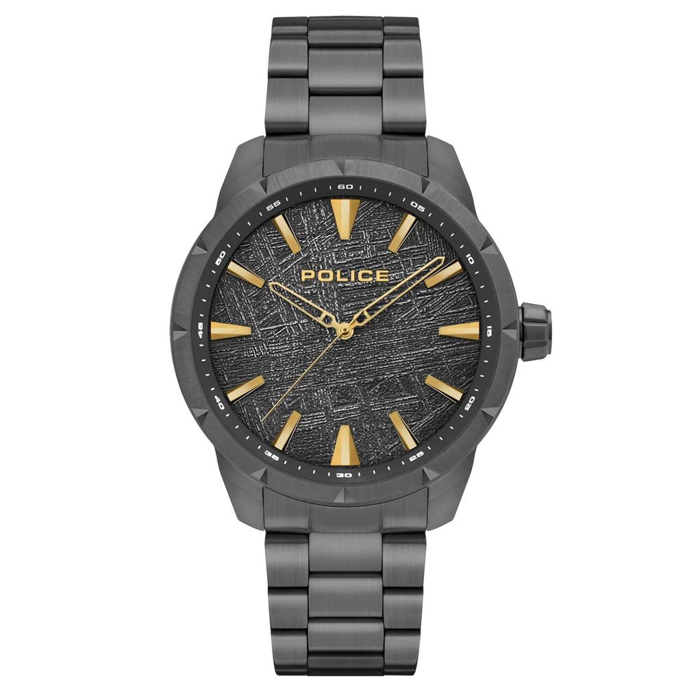Black Stainless Steel Dress Watch