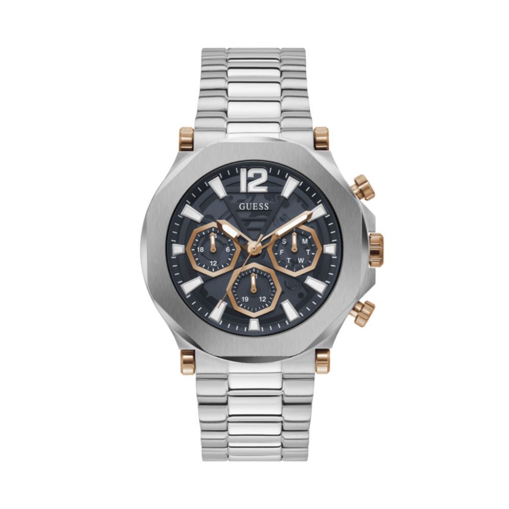 Gray Stainless Steel Dress Watch