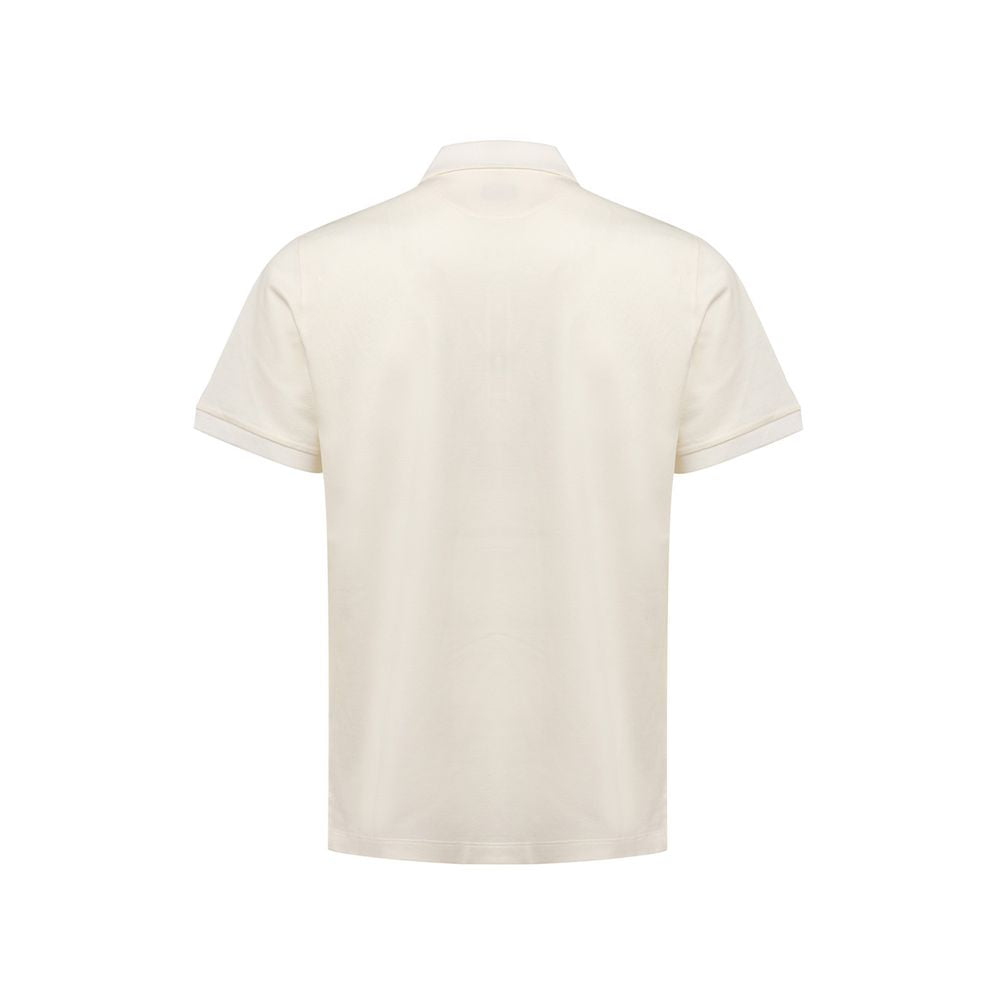 White Cotton Polo Shirt