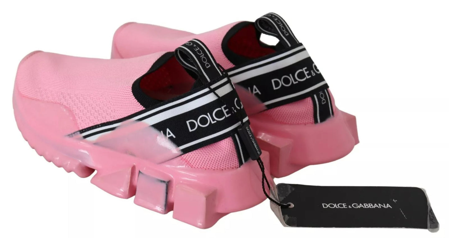 Pink Low Top Sorrento Sneakers Slip On Casual Shoes