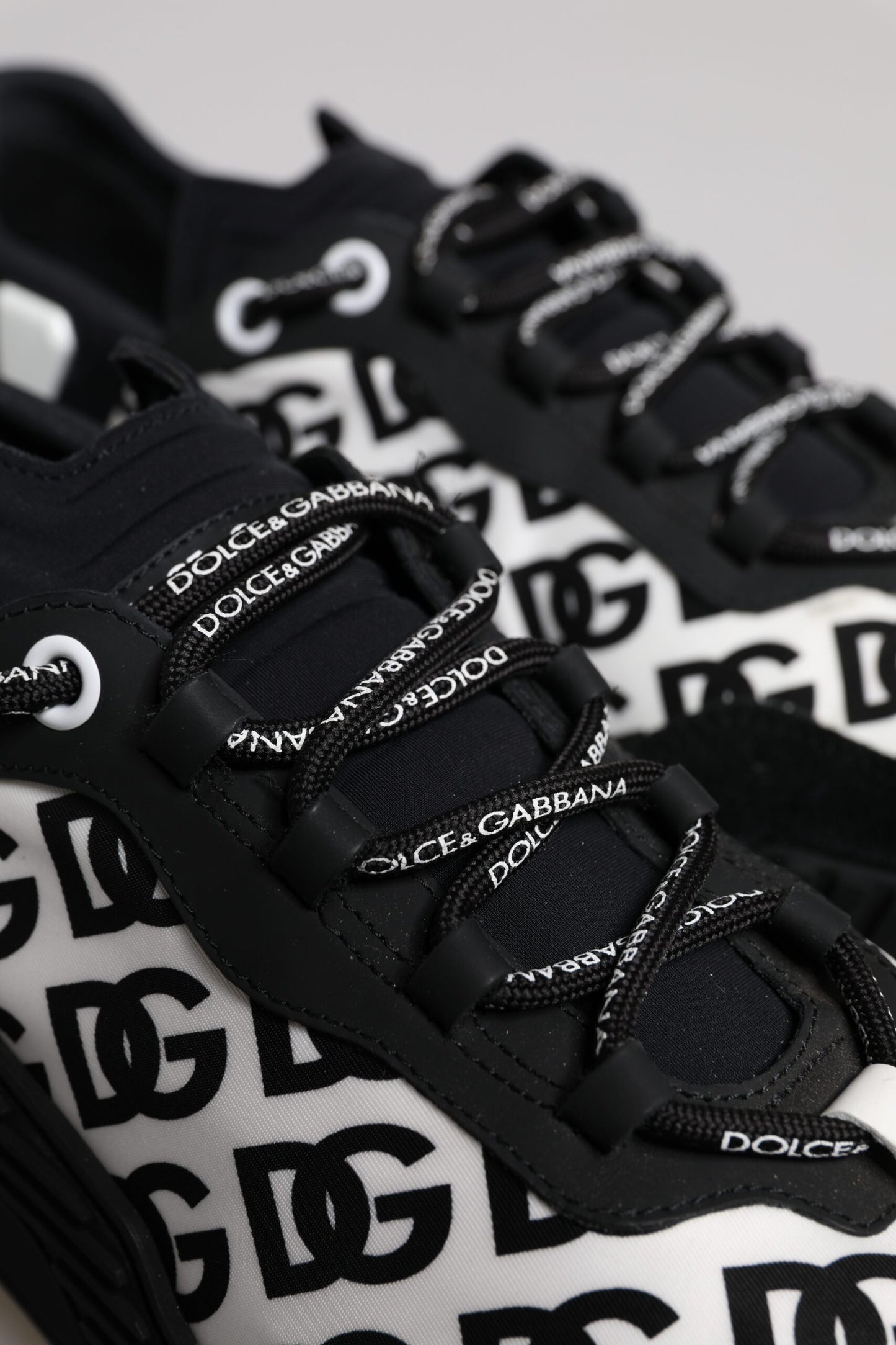 Black Logo Lace Up Low Top NS1 Sneakers Shoes
