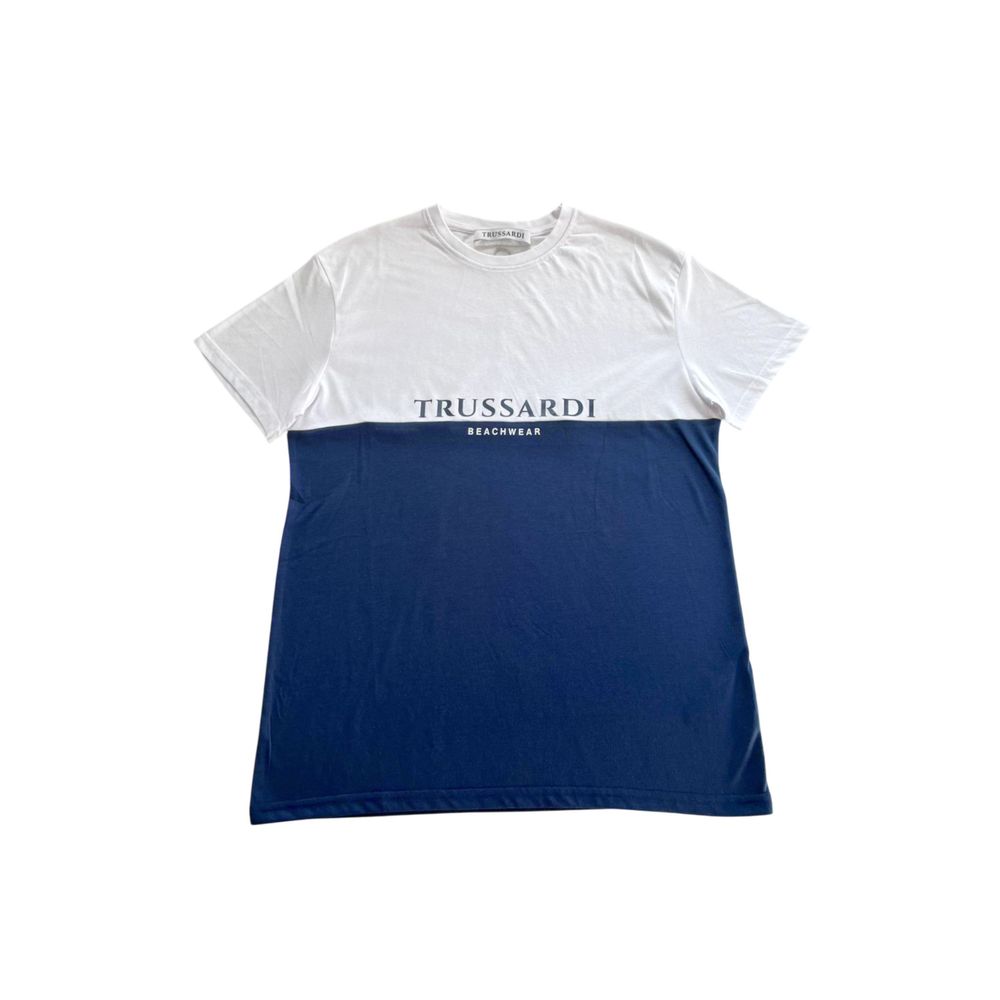 Blue Polyester T-Shirt
