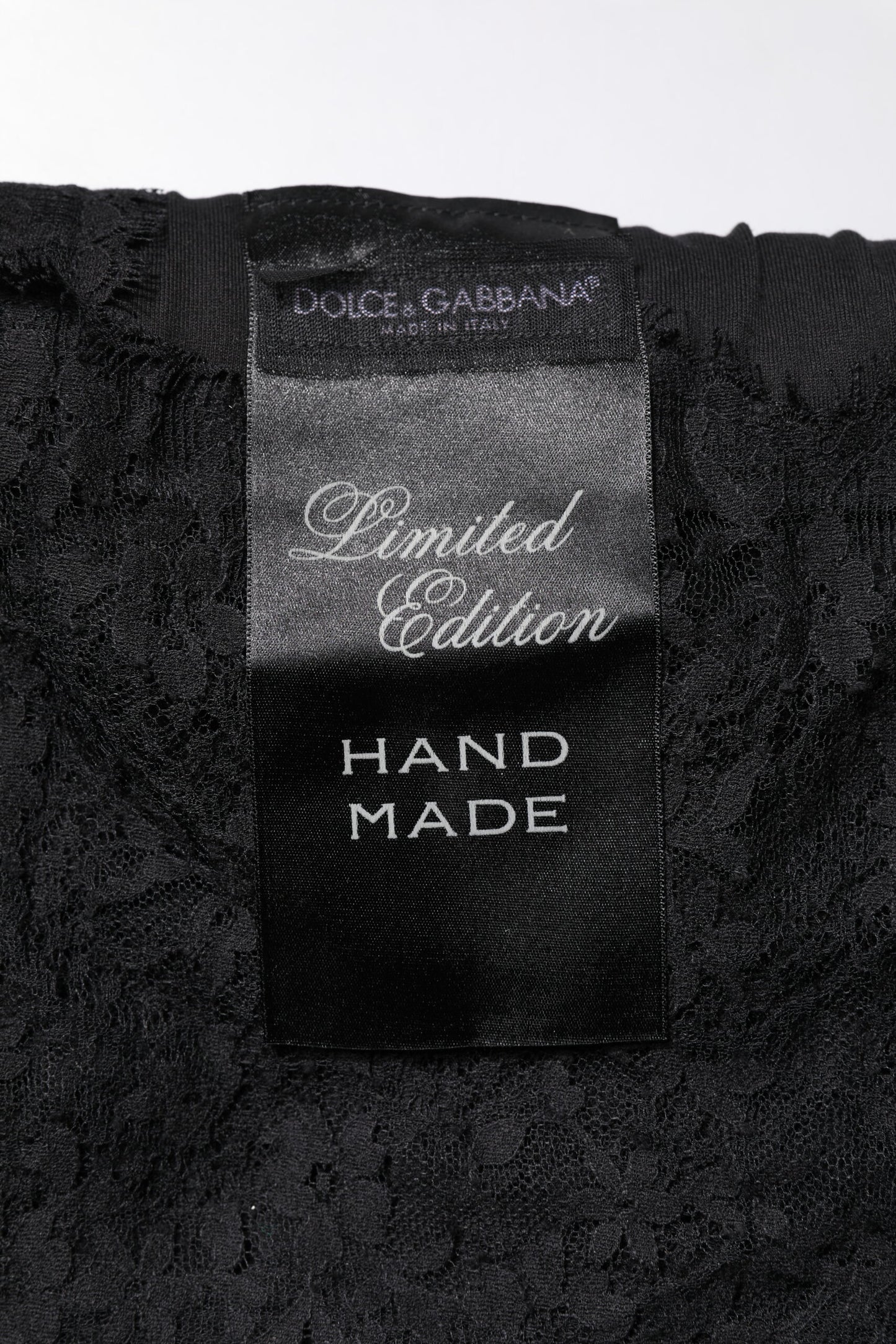 Black Lace Sheer Sacred Heart Crew Neck Top