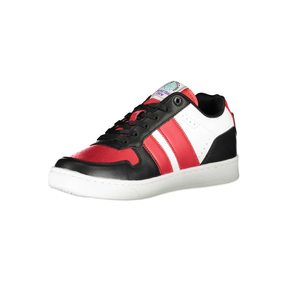 Black Polyurethane Men's Sneaker