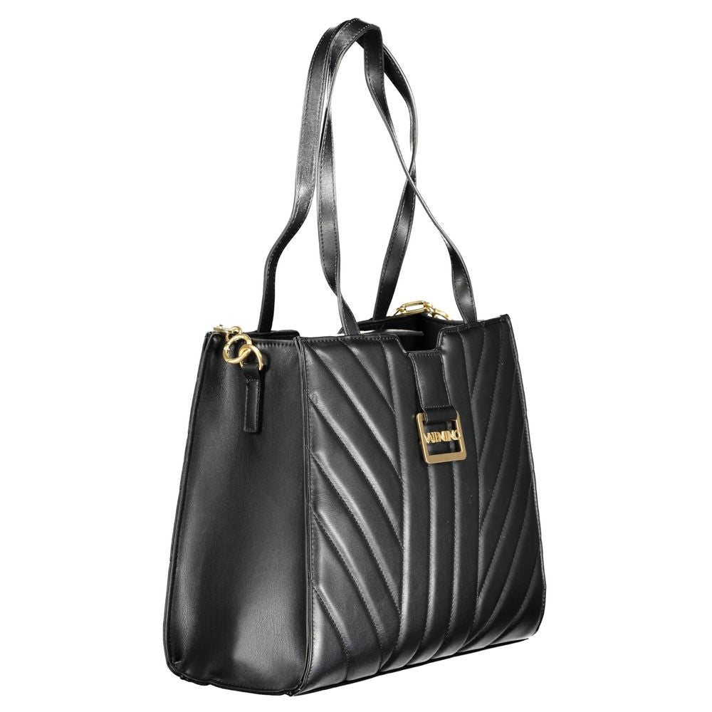 Nero Polyurethane Women Handbag