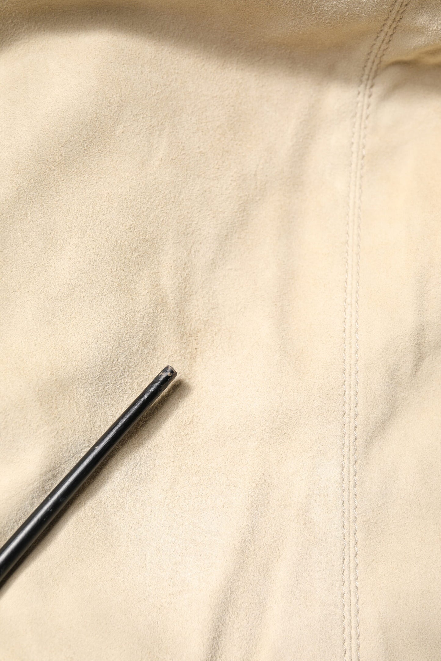 Beige Lambskin Full Zip Men Bomber Jacket