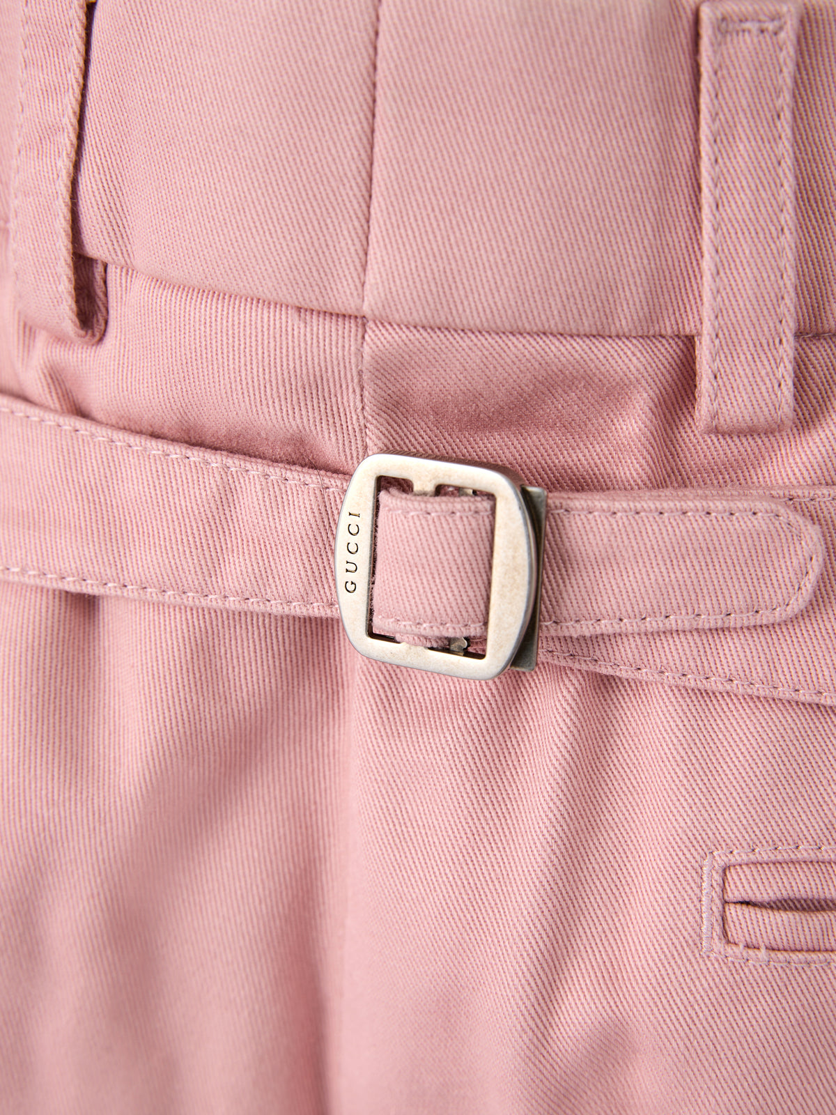 Light Pink Cotton Pants