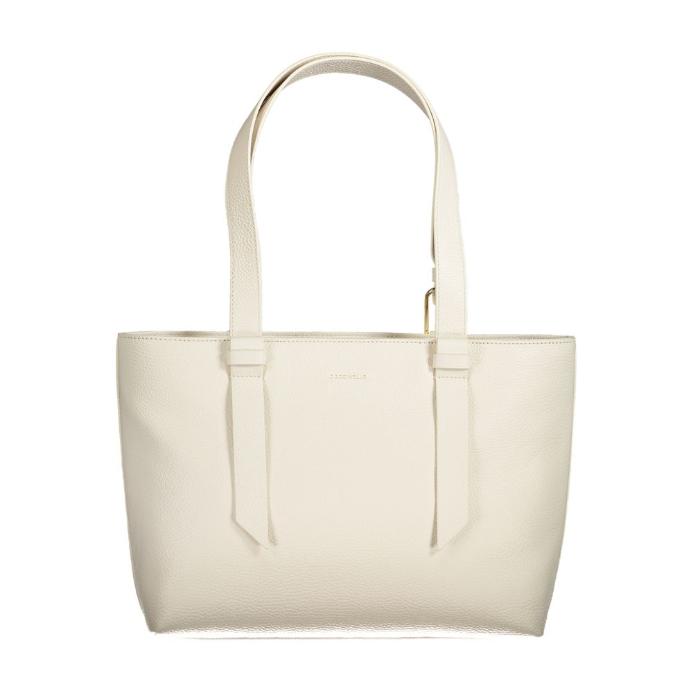 White Leather Handbag