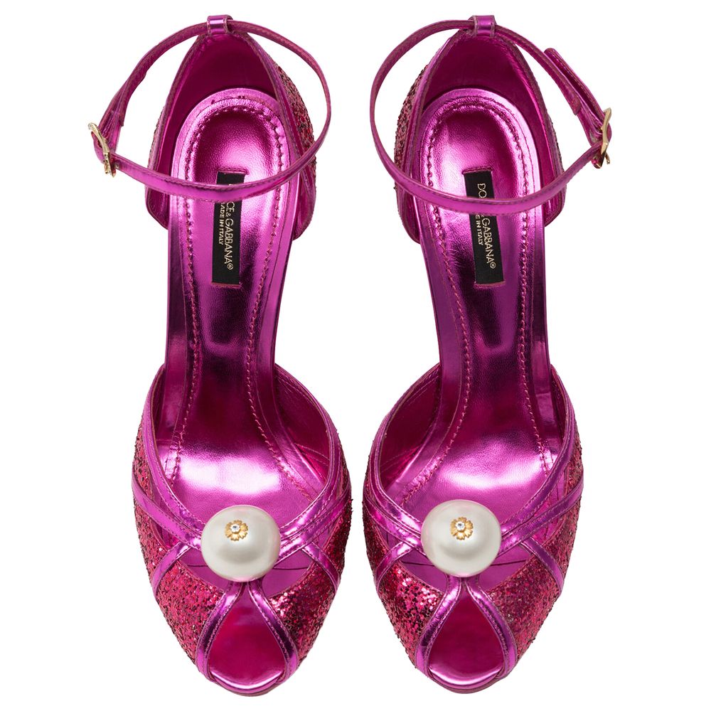 Fuchsia Calfskin Sandal