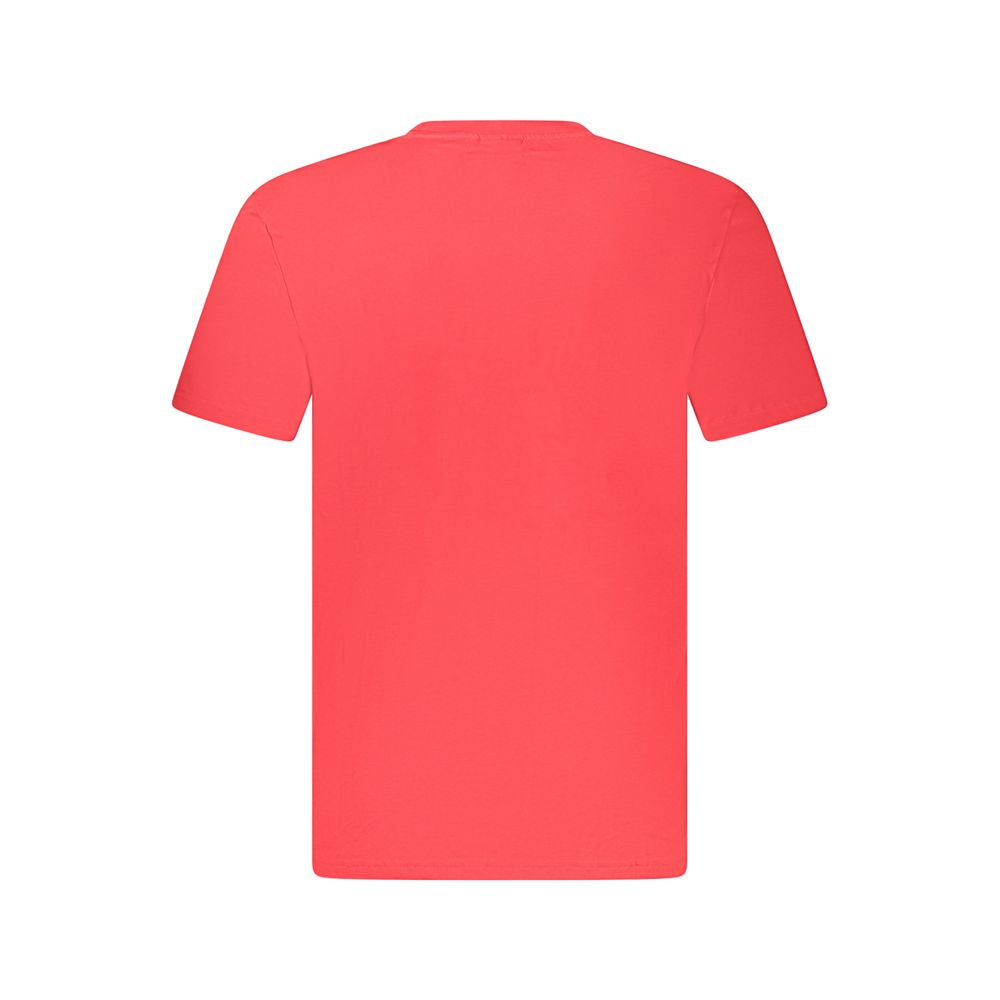 Red Cotton Men T-Shirt