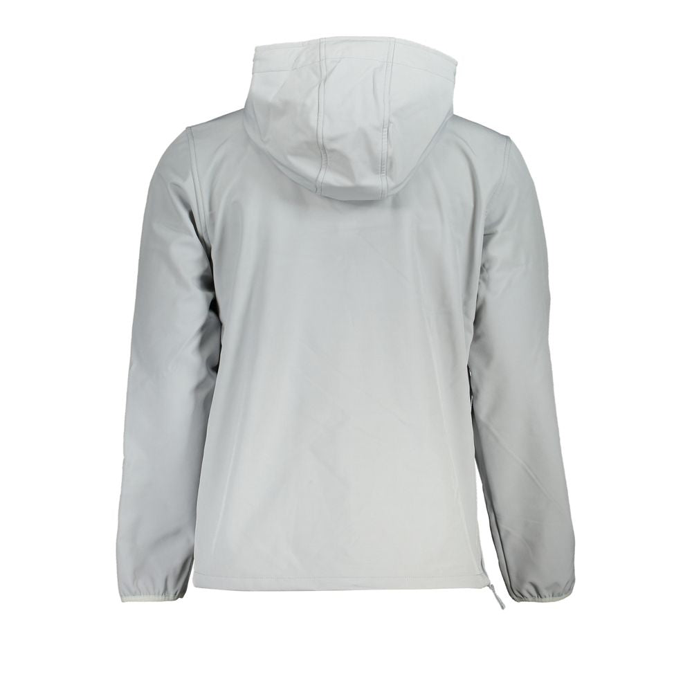 Grigio Polyester Men's Jacket