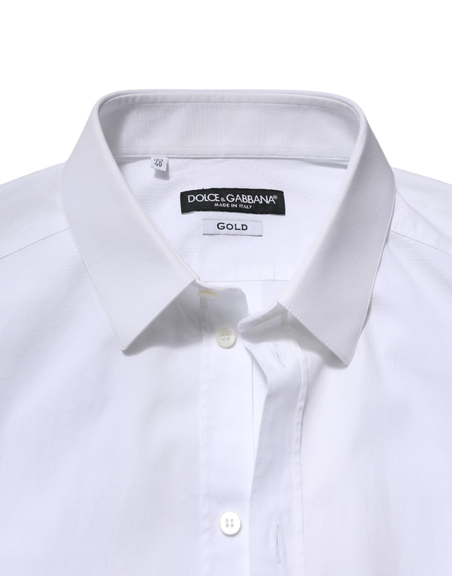White GOLD Long Sleeve Dress Formal Shirt