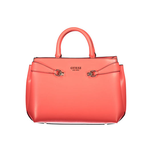Red Polyethylene Women Handbag