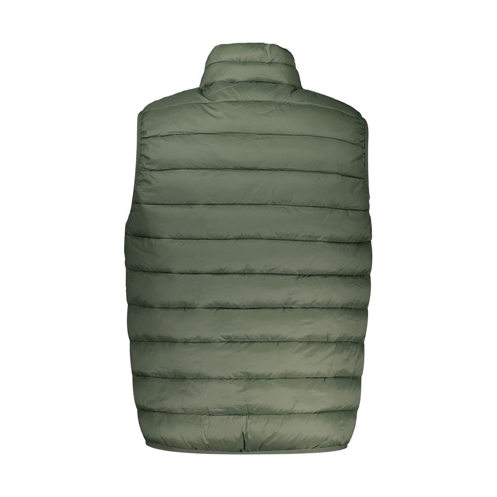 Verde Poliammide Uomo Giubbotto Smanicato