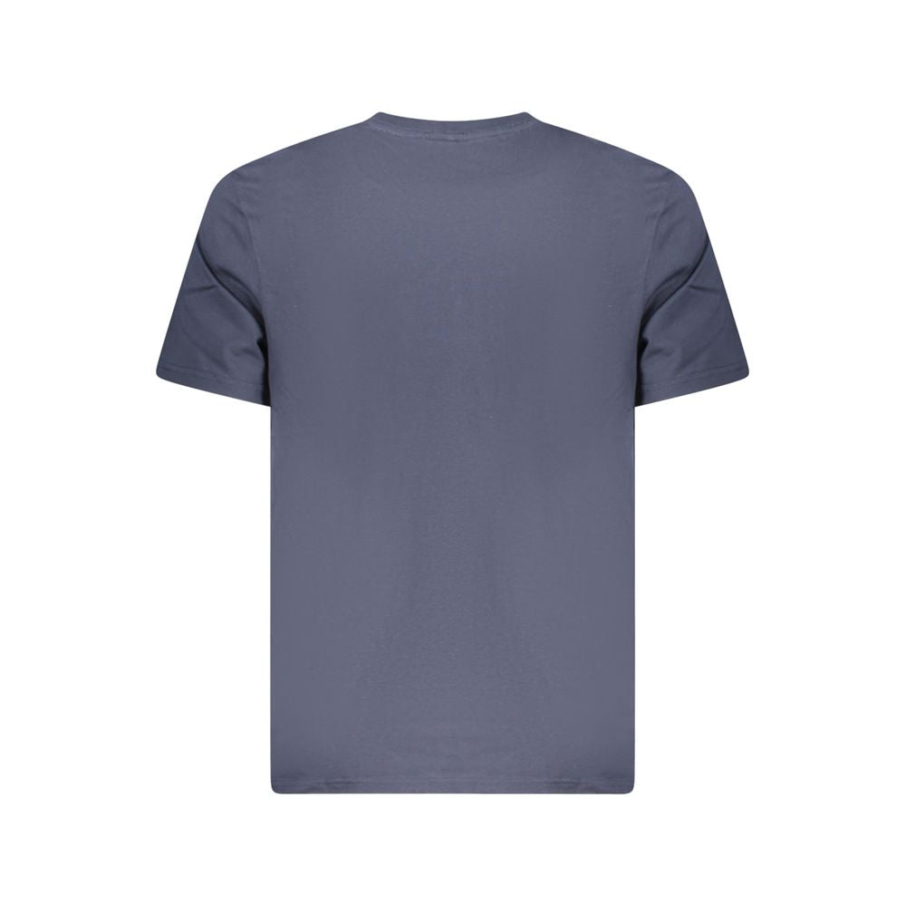 Blu Cotton Men T-Shirt