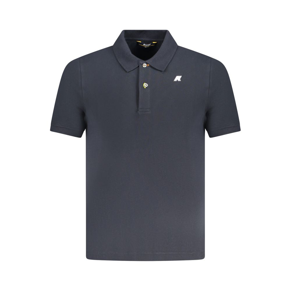 Blue Cotton Polo Shirt
