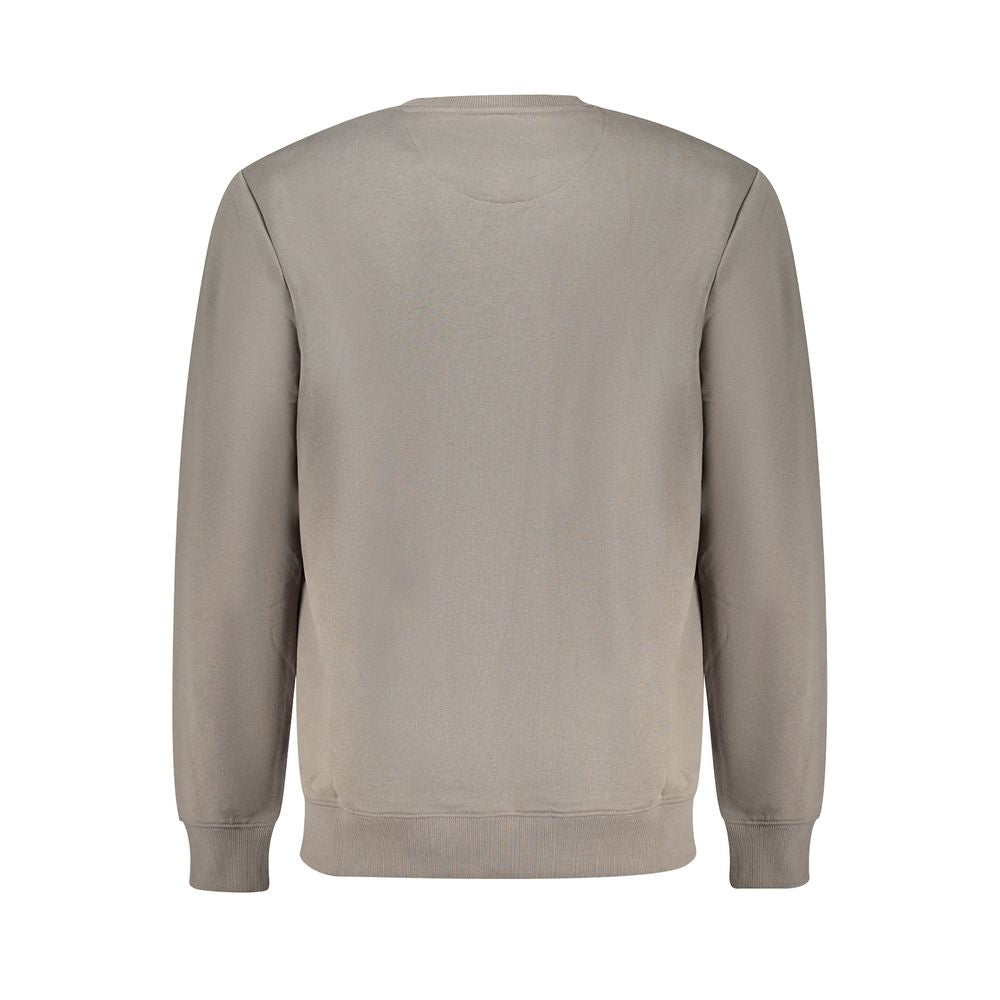 Grigio Cotton Men Sweatshirt