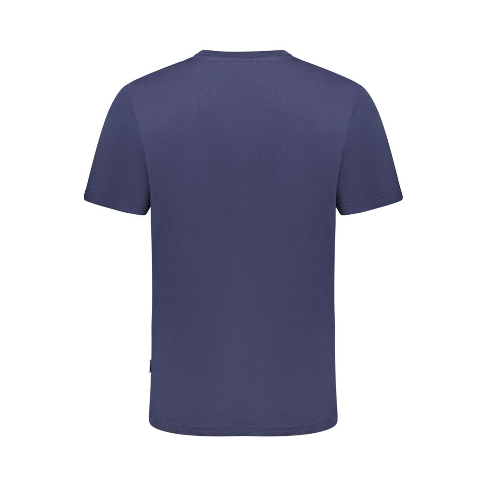 Blu Cotton Uomo T-Shirt