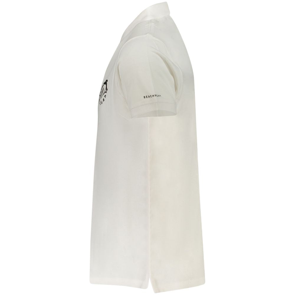 White Cotton Polo Shirt