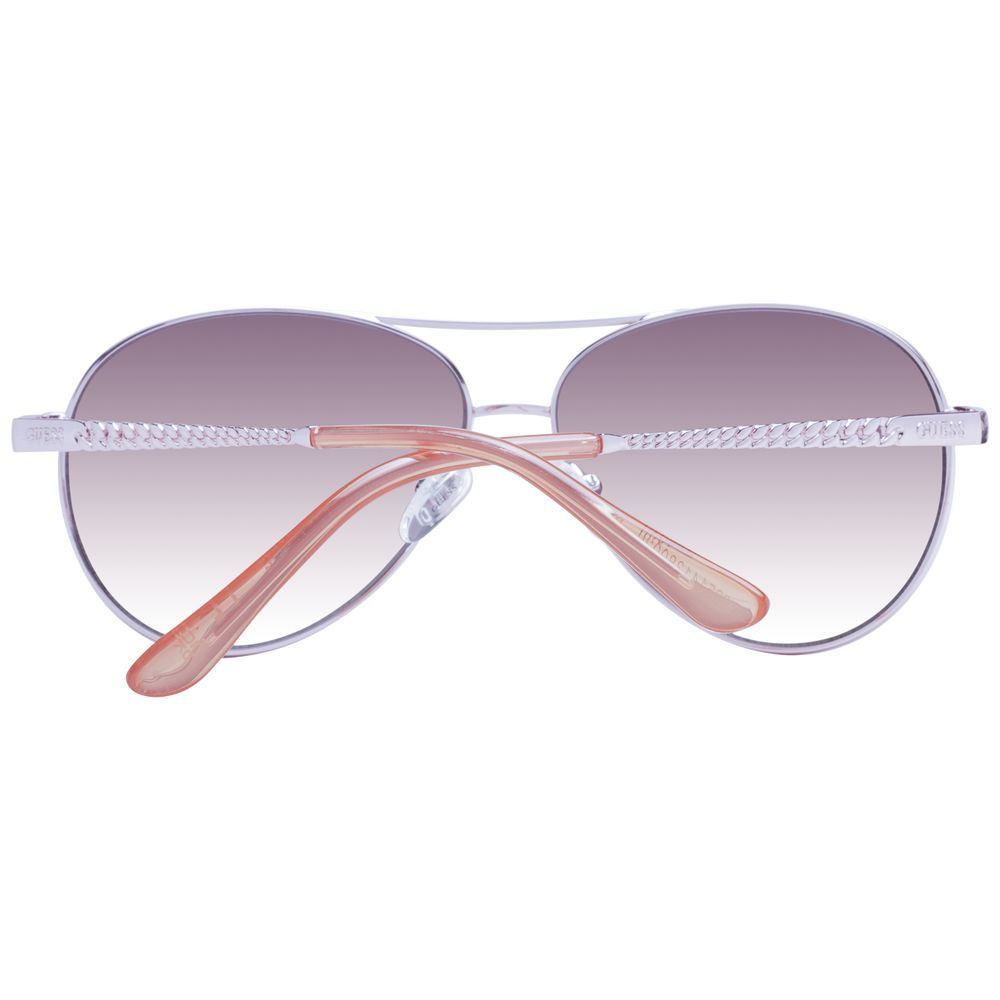 Rose Gold Metal Sunglasses