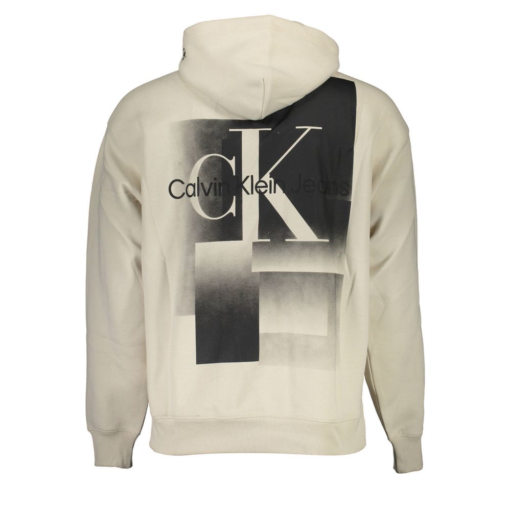 Beige Cotton Men's Sweatshirt
