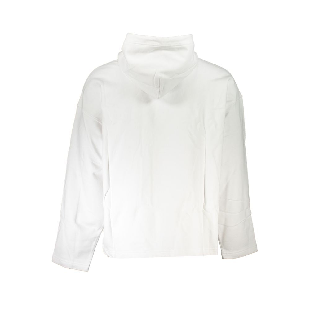 Bianco Cotton Male Sweatshirt