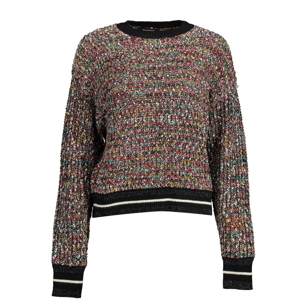 Black Polyester Sweater