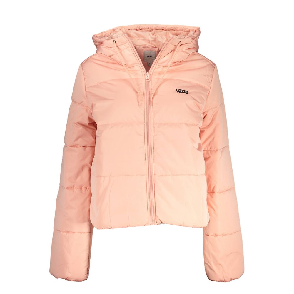 Pink Polyester Jackets & Coat