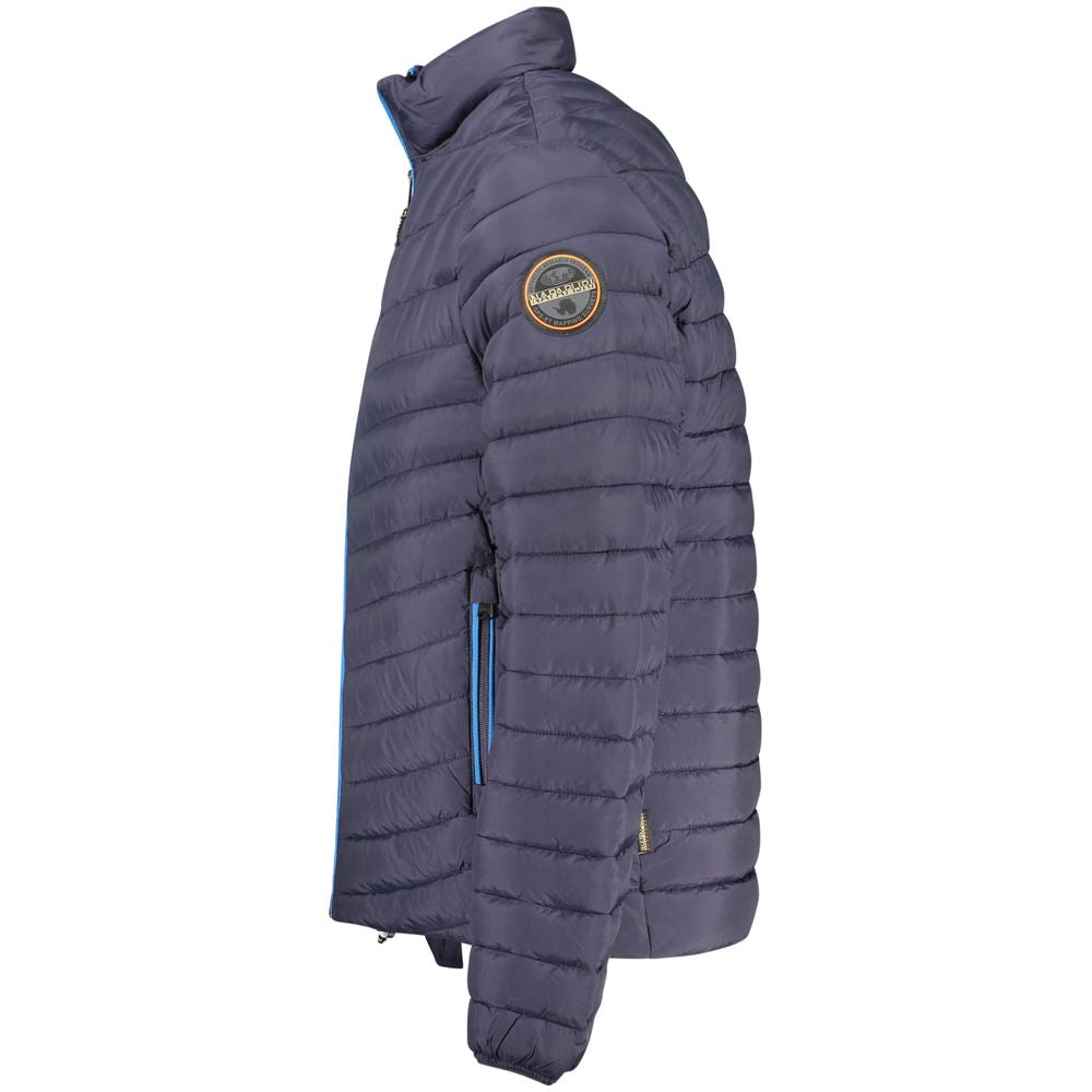 Blu Poliammide Men Jacket