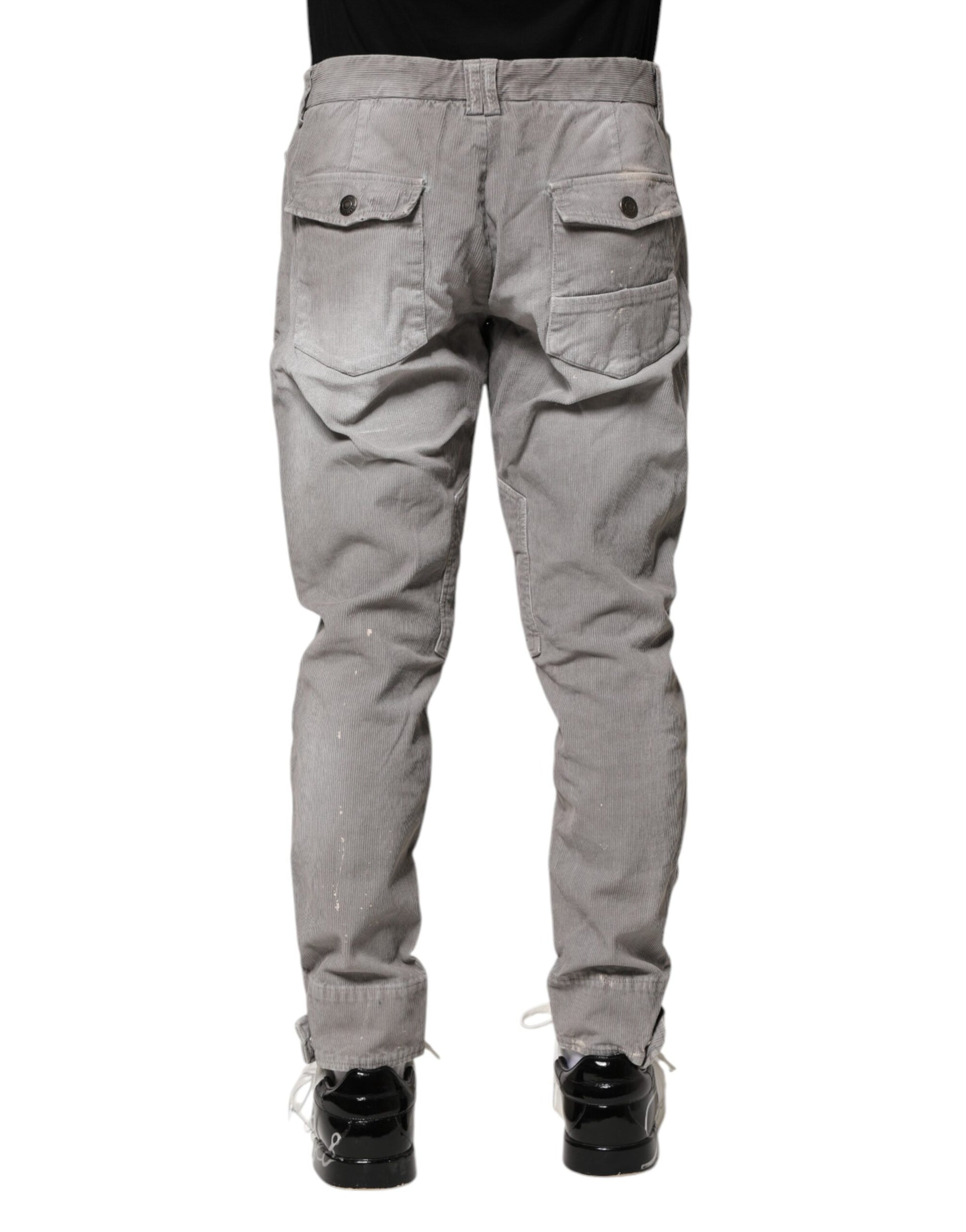 Light Gray Washed Skinny Fit Men Denim Jeans