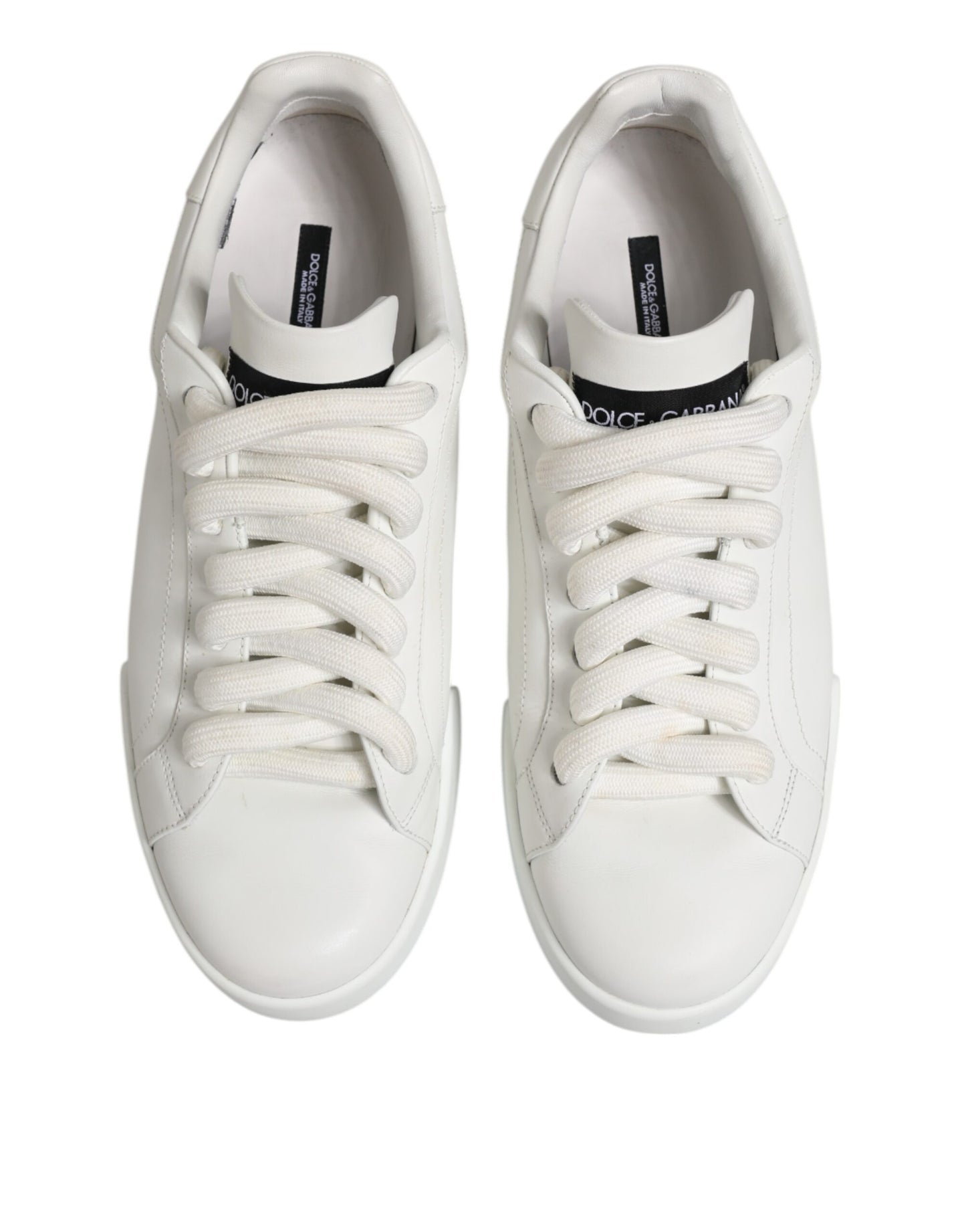 White Logo Lace Up Low Top Men Sneakers Shoes
