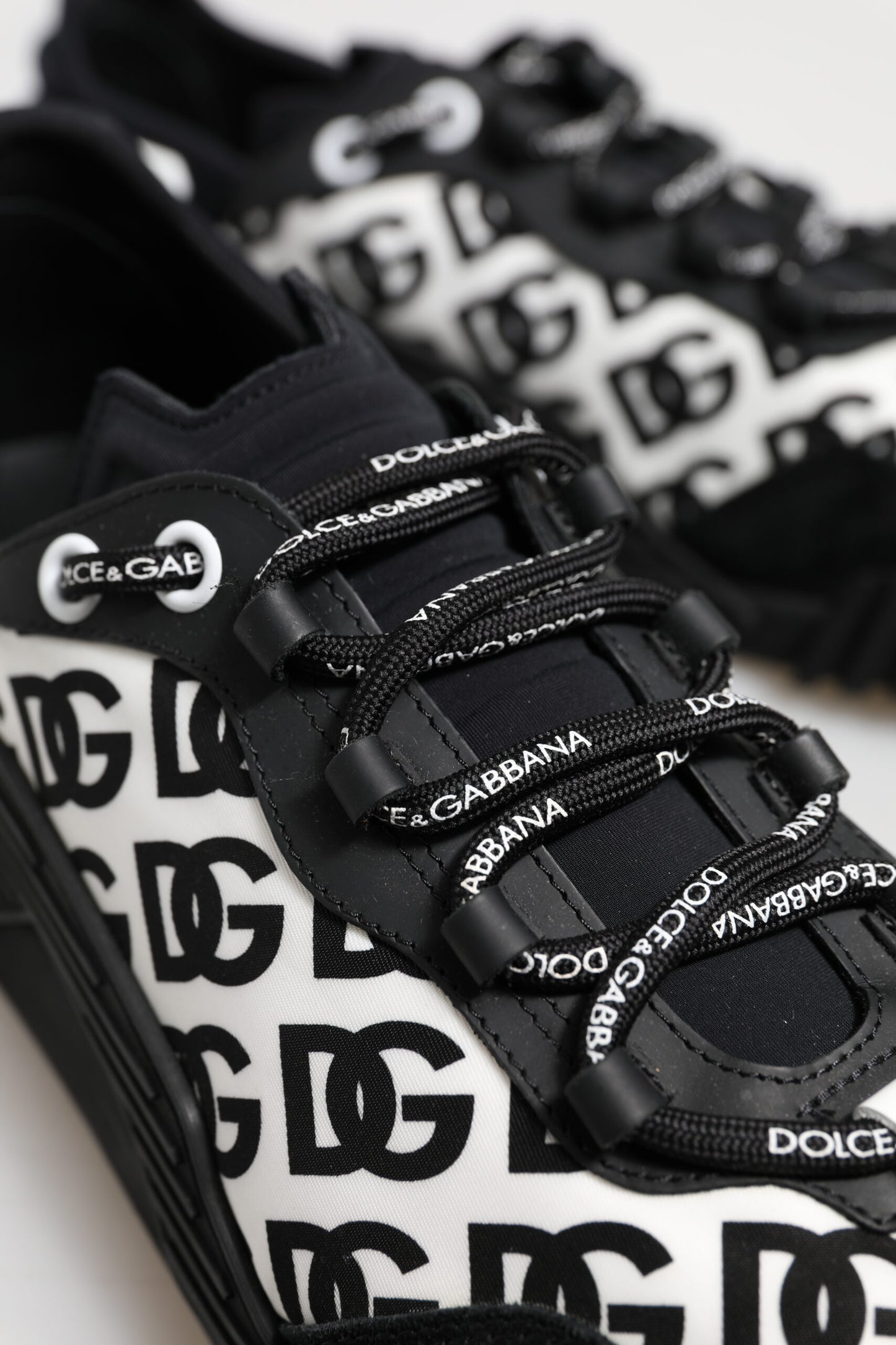 Black Logo Lace Up Low Top NS1 Sneakers Shoes
