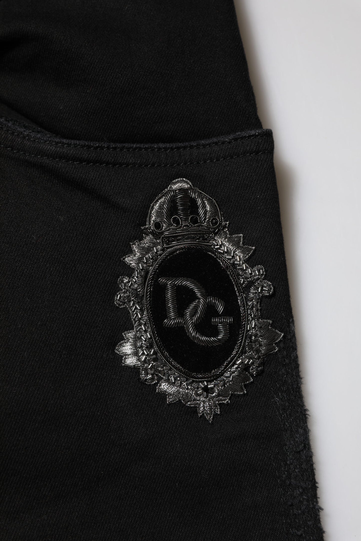 Black Cotton Skinny Men Denim Jeans