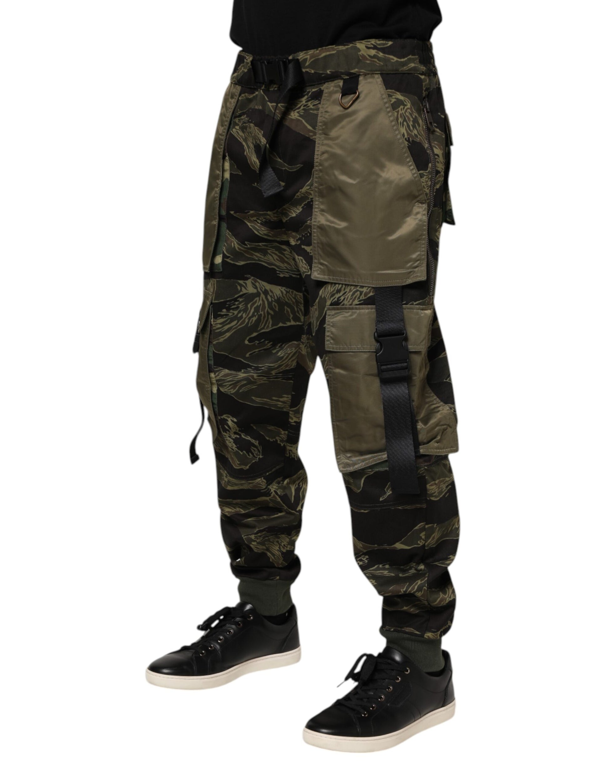 Multicolor Cargo Camouflage Pants