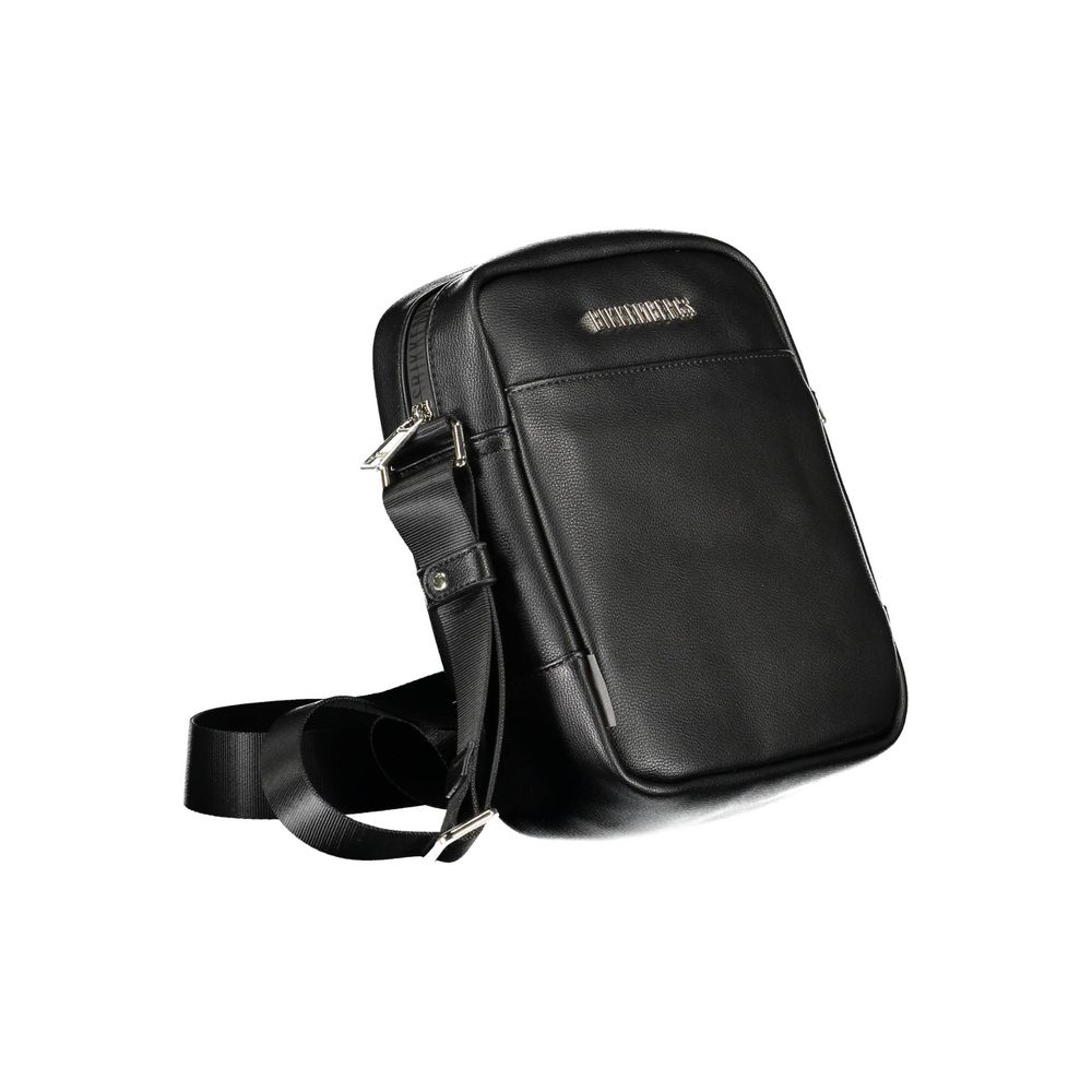Black Polyethylene Shoulder Bag