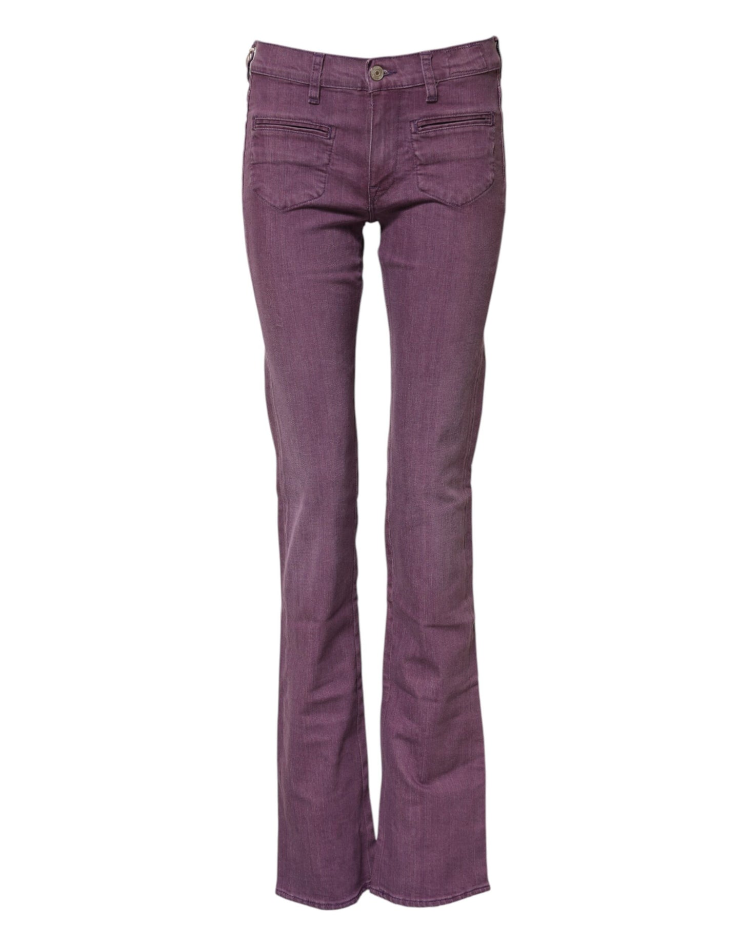 Brown High Waisted Flared Cut Pants