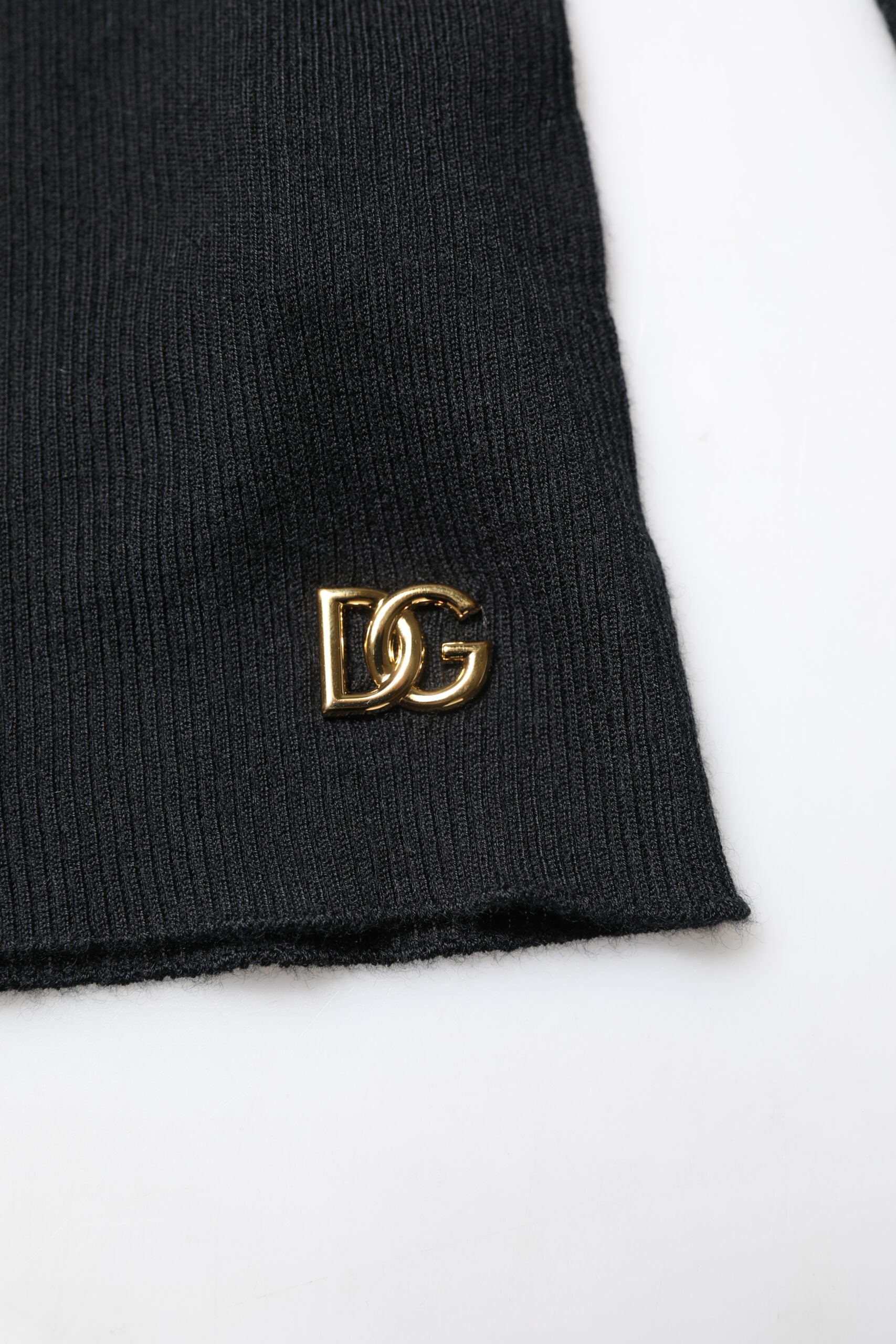 Black Cashmere Turtleneck Knitted Blouse Top