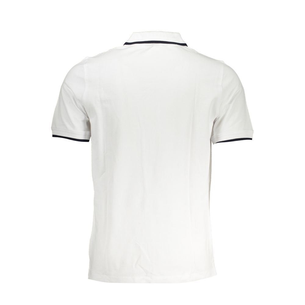 White Cotton Polo Shirt