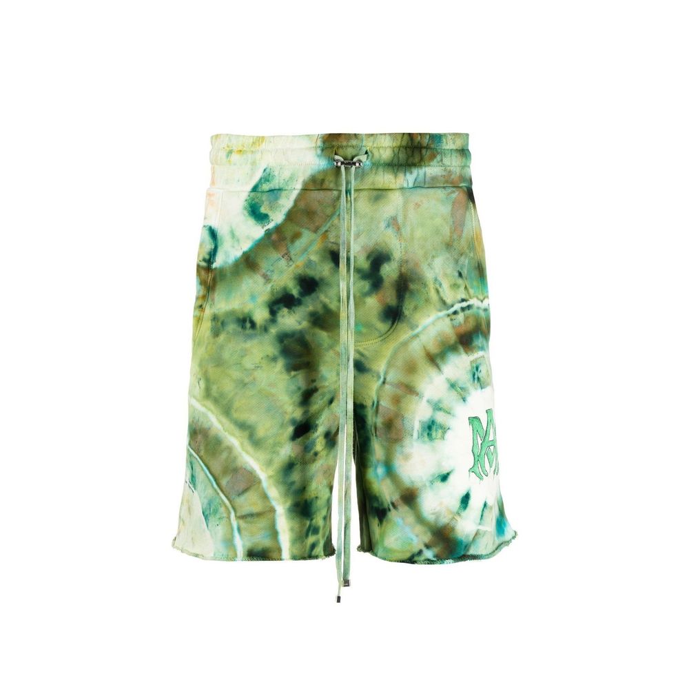 Green Cotton Shorts