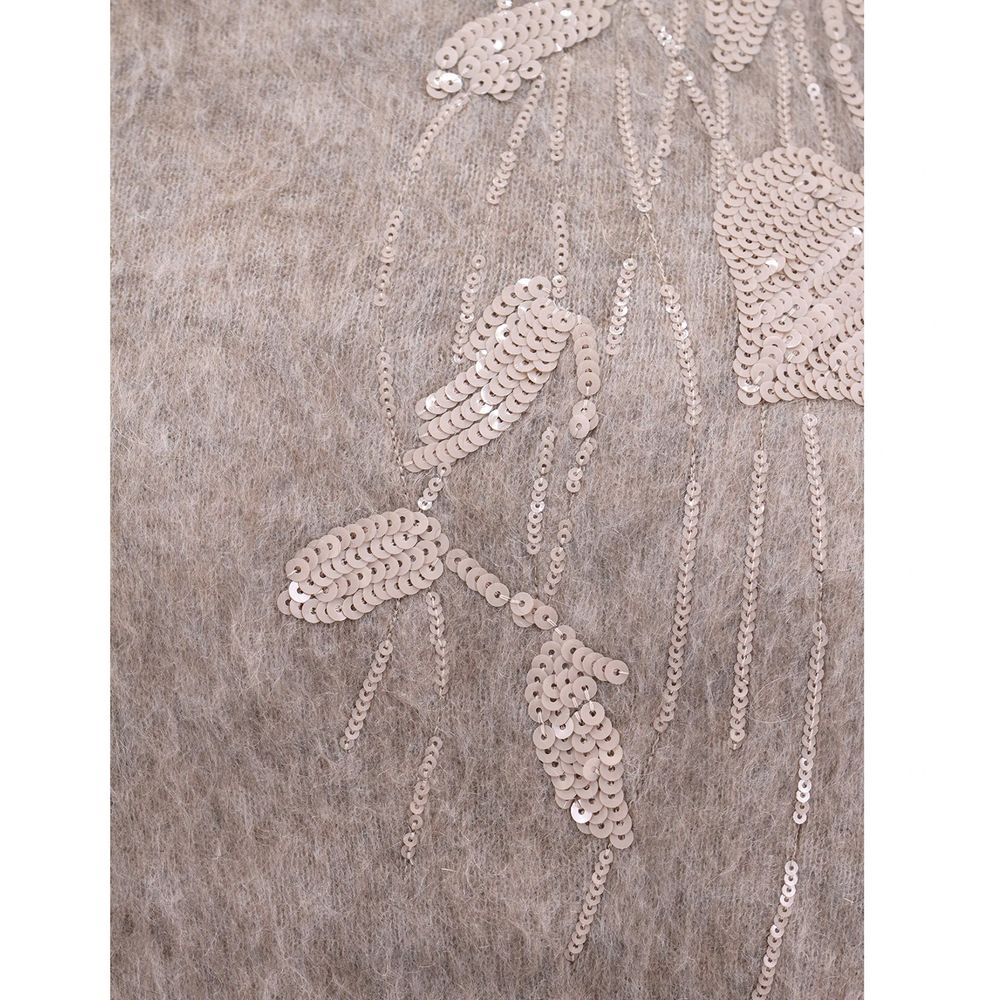 Beige Cashmere Sweatshirt