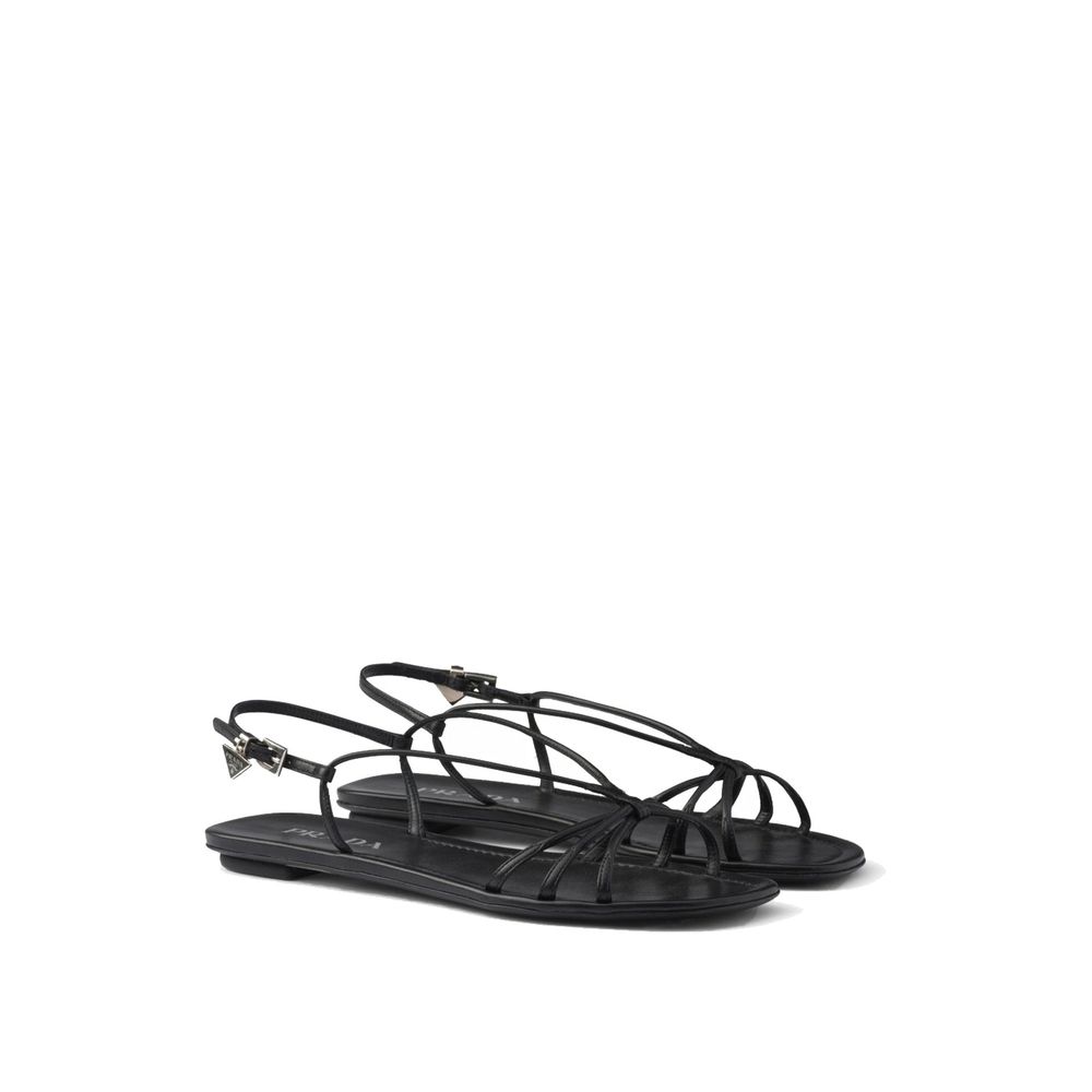 Leather Flat Sandals