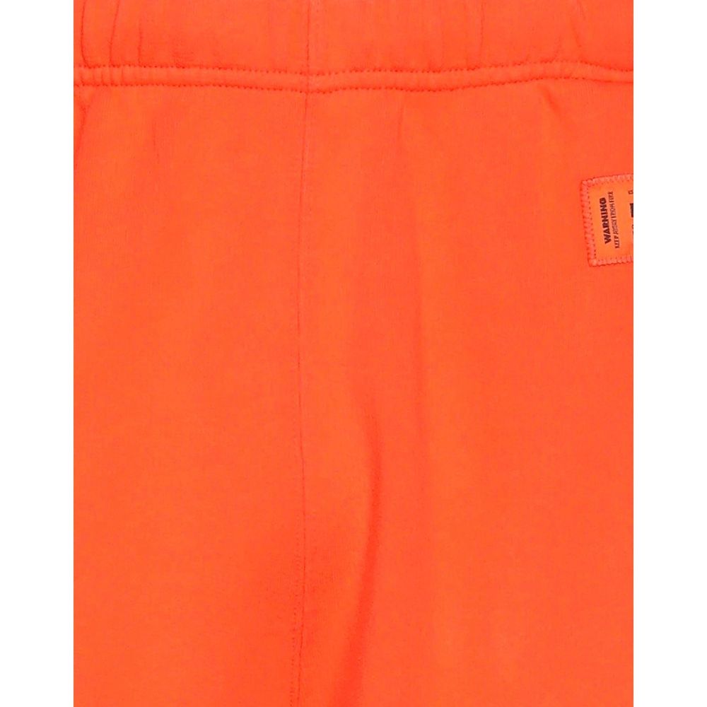Orange Cotton Shorts