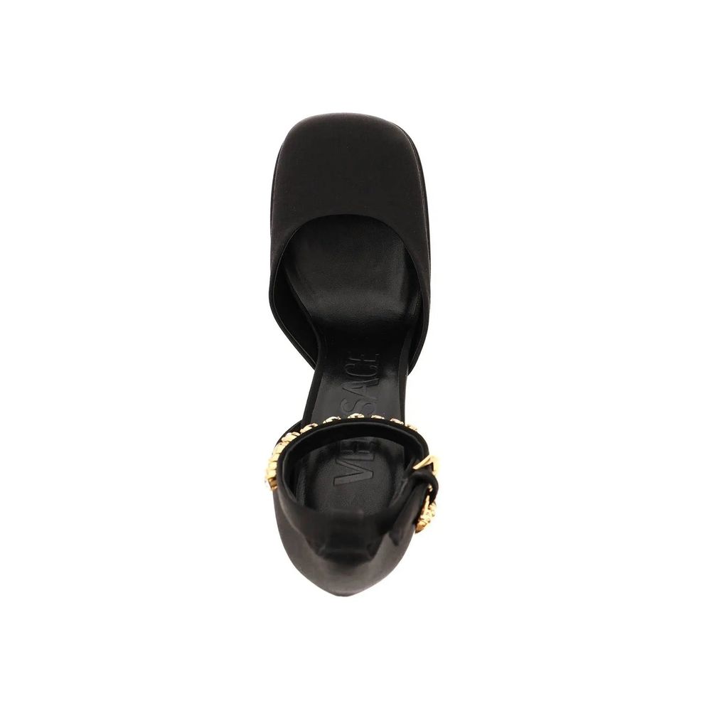 Silk Satin Platform Pumps